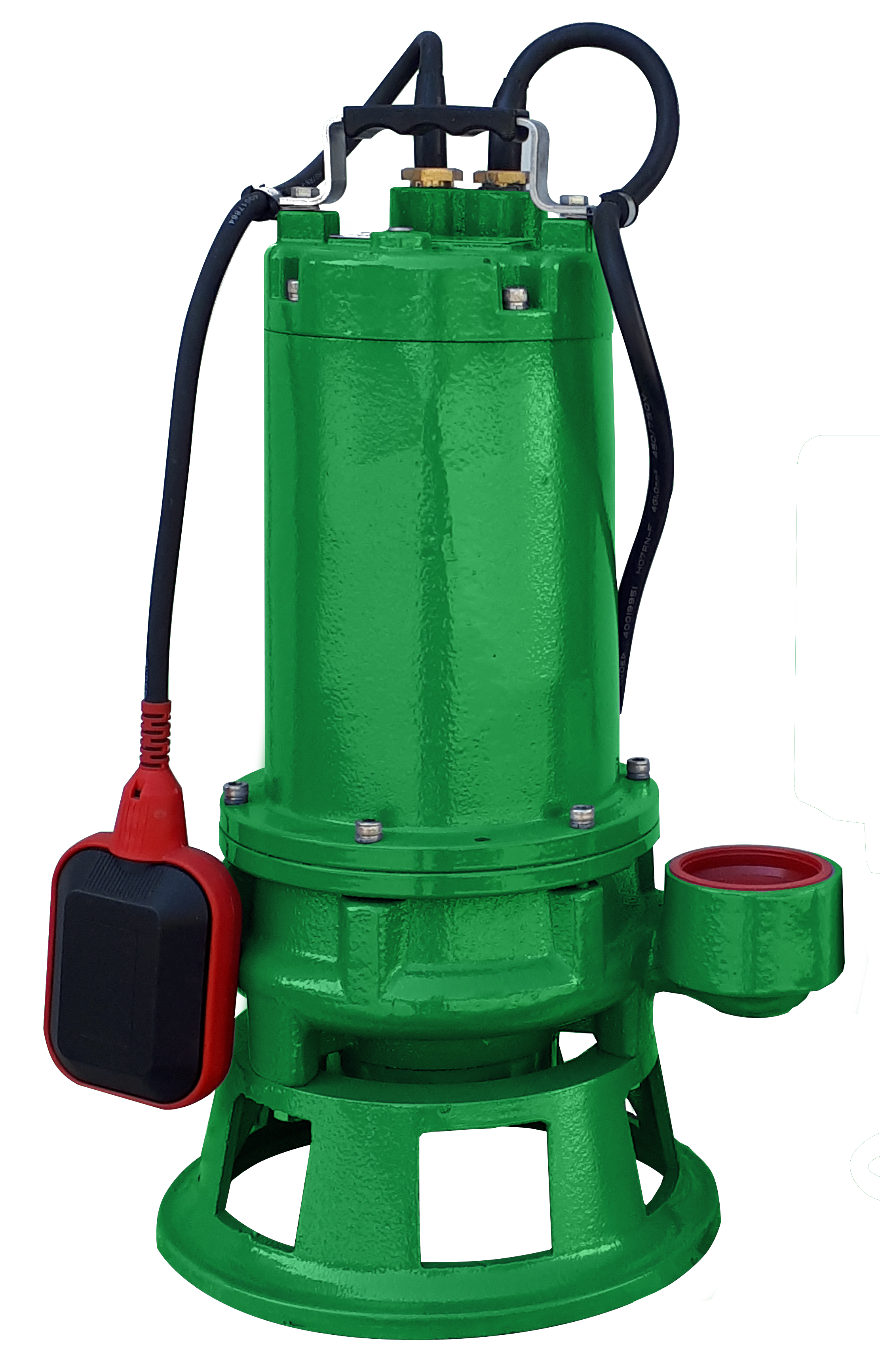 Schmutzwassertauchpumpe m.Schwimmer u.Schneidwerk