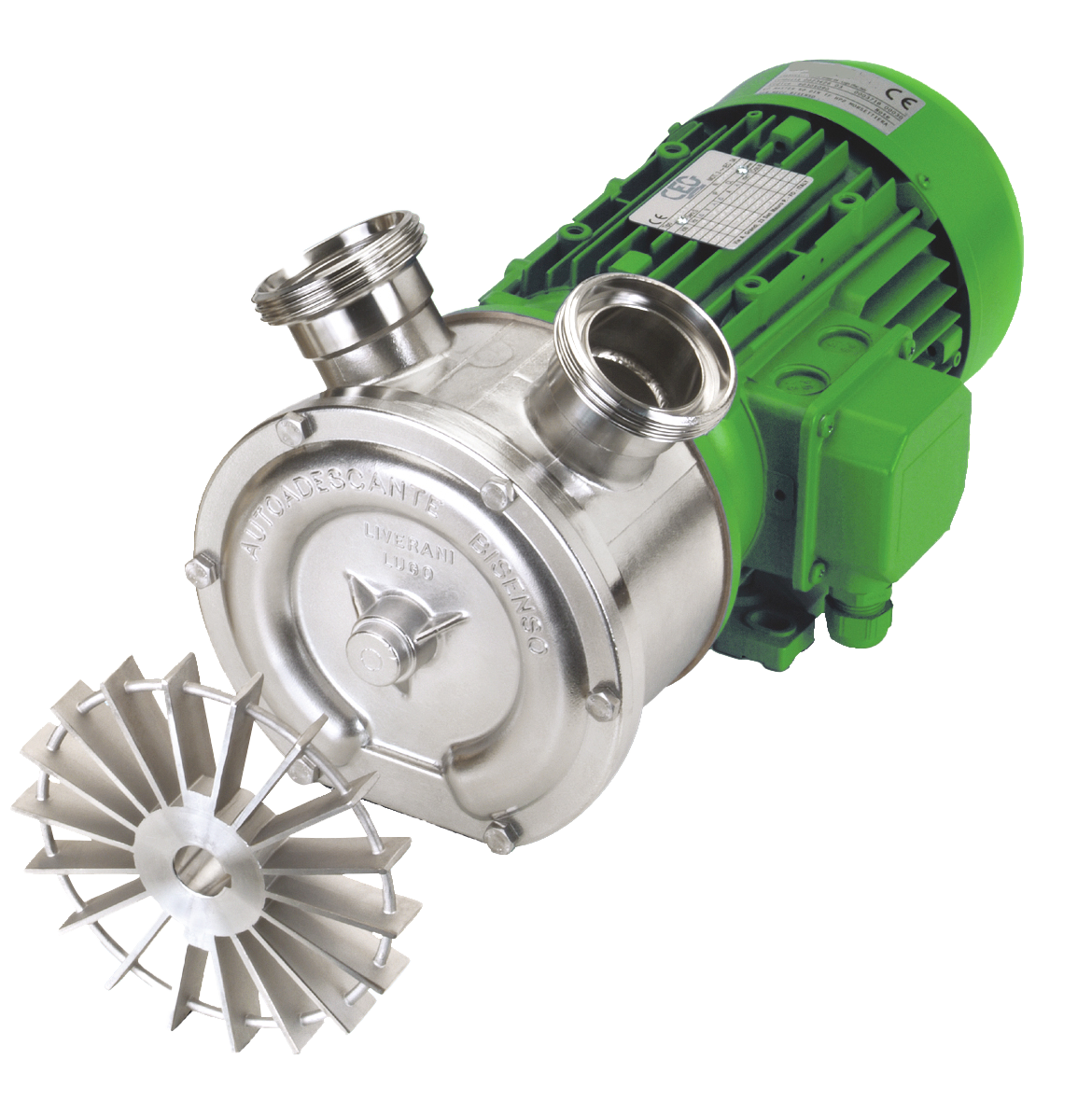 Seitenkanalpumpe aus Edelstahl , GLRD Viton