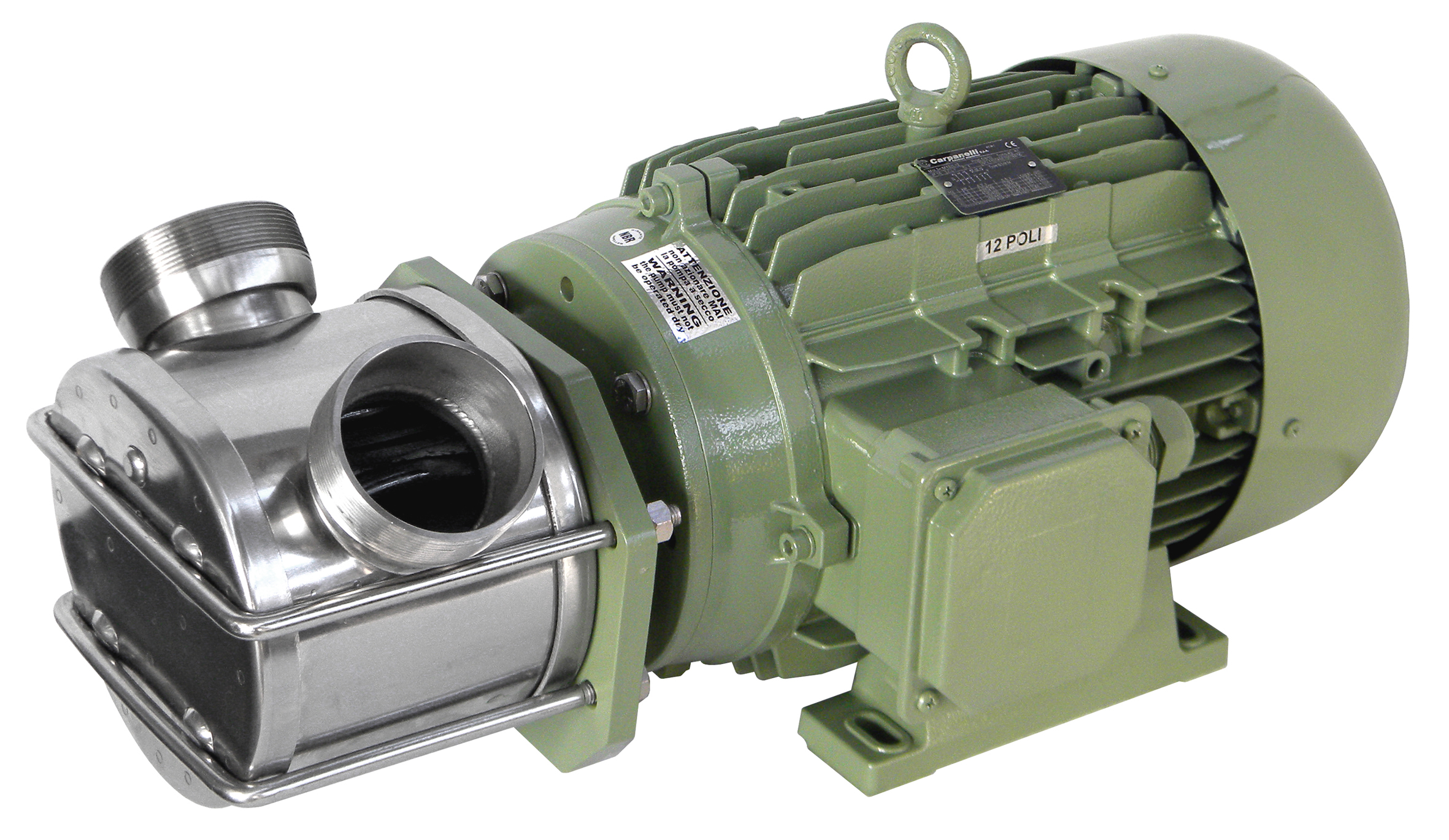 Impellerpumpe mit Motor, ohne Kabel und Stecker