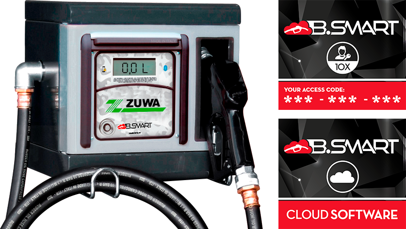 für Diesel, incl. 10 Fahrerlizenzen und Software